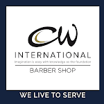 Cw International Barbershop logo