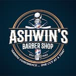 Ashwins Barbershop logo